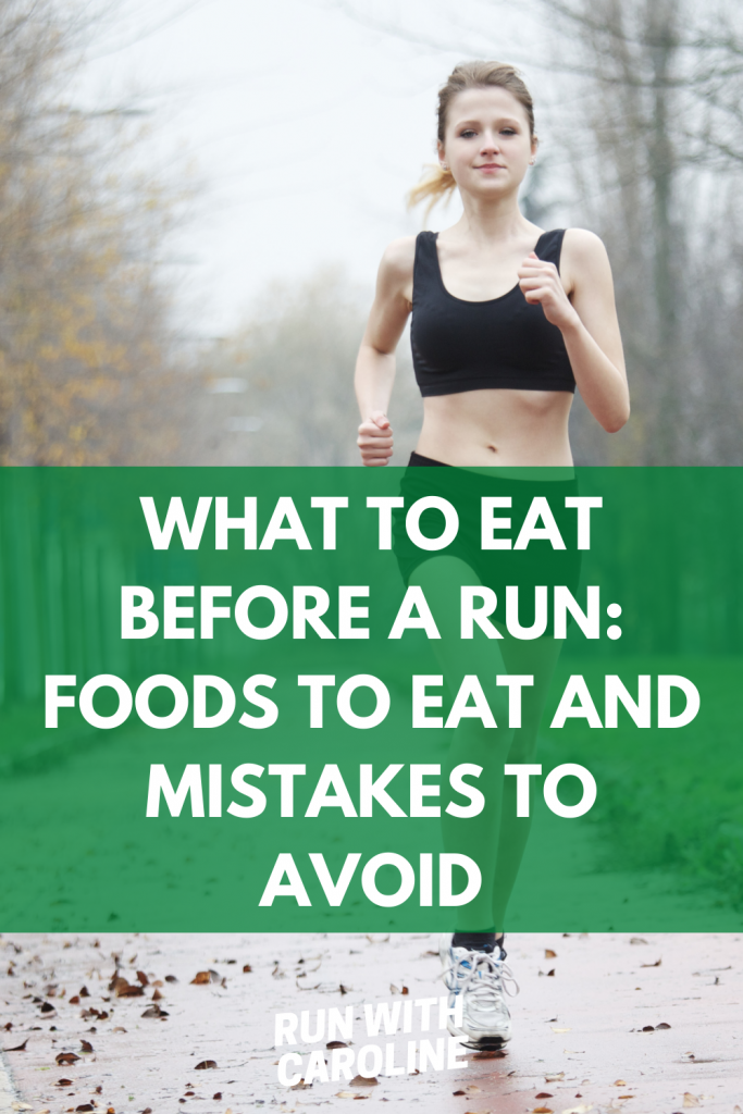 what to eat before a run