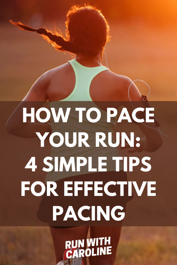 how to pace your run