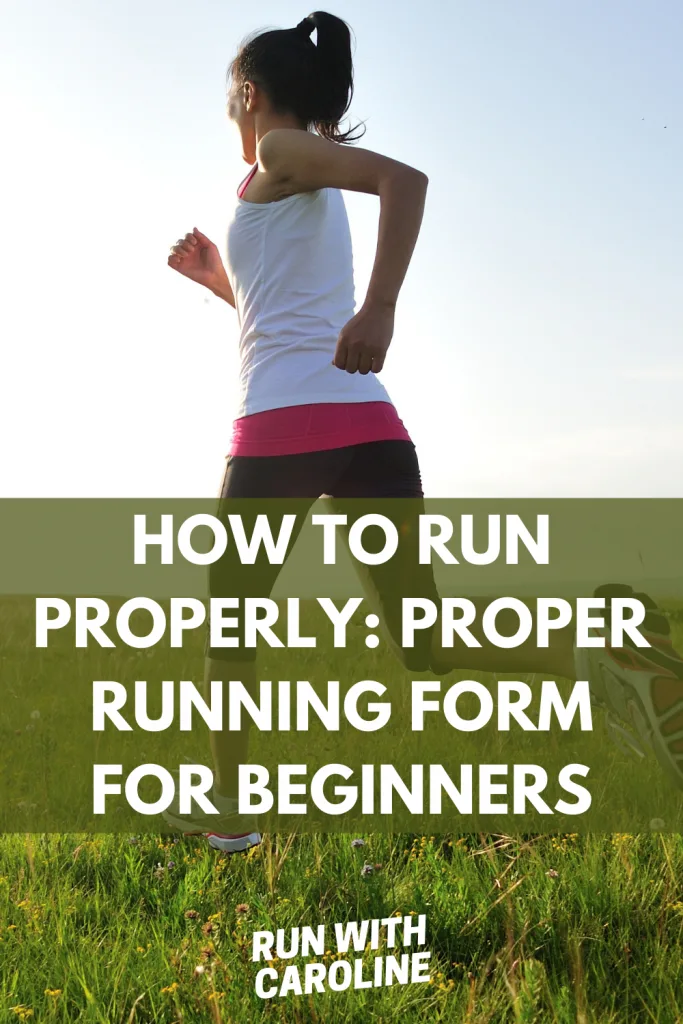 how to run properly