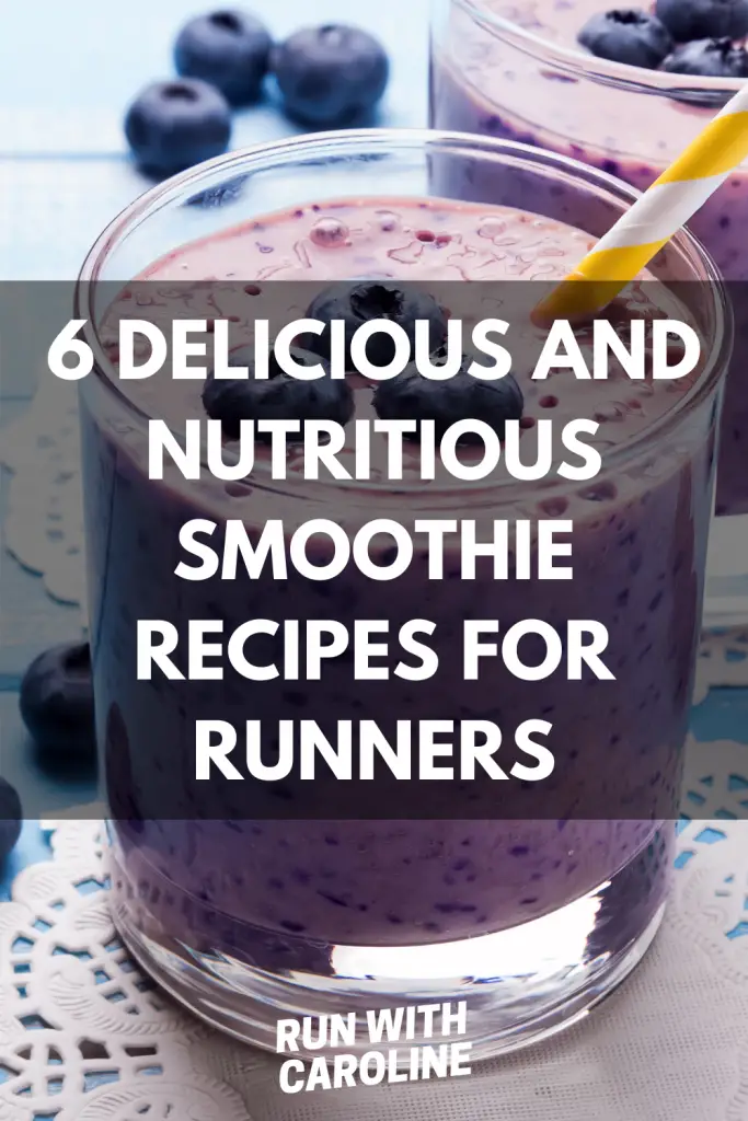 healthy smoothie recipes for runners