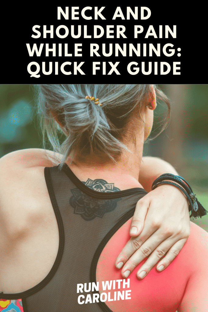 neck and shoulder pain while running
