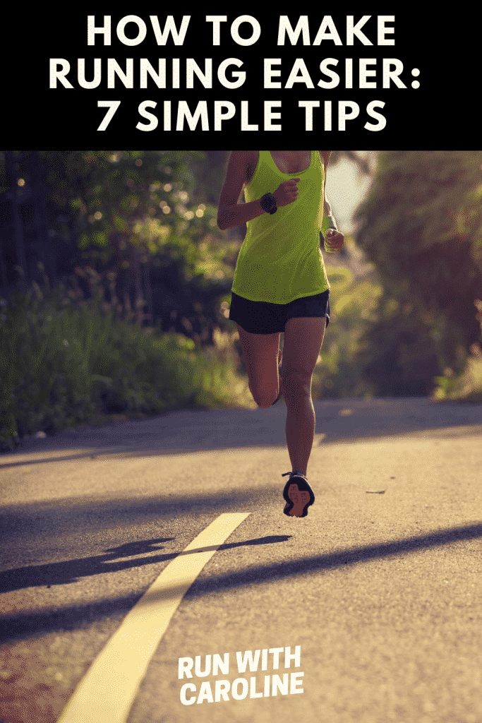 how to make running easier