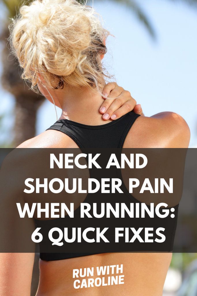neck and shoulder pain when running