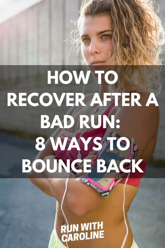 recover after a bad run