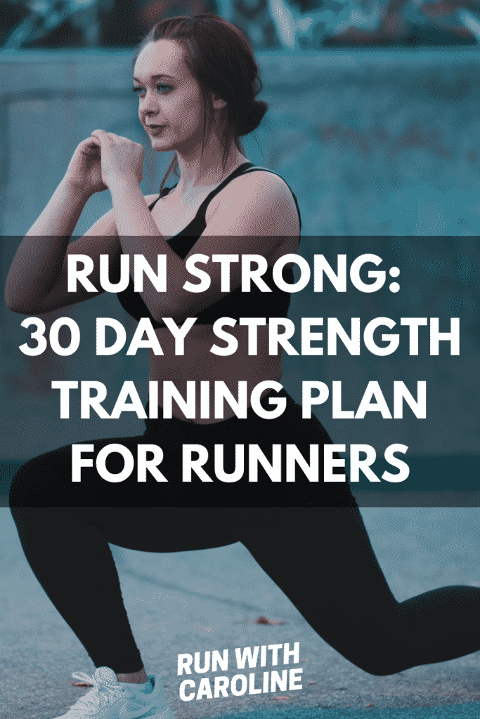 30 day strength training plan for runners