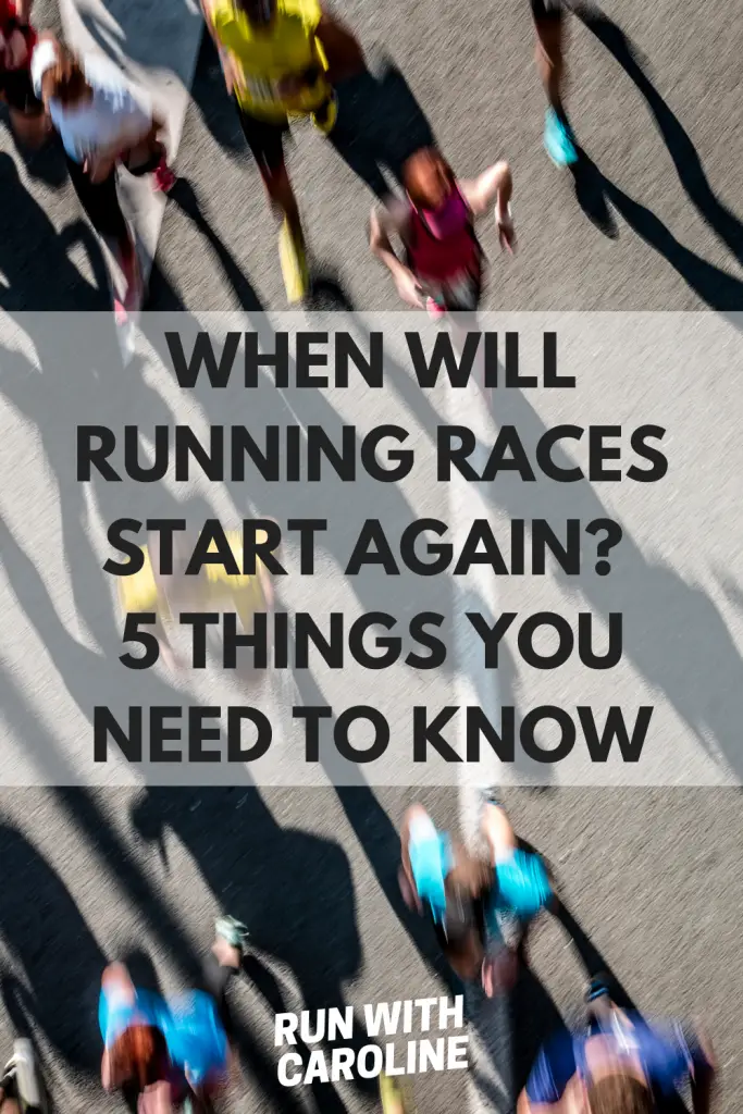 when will running races start again