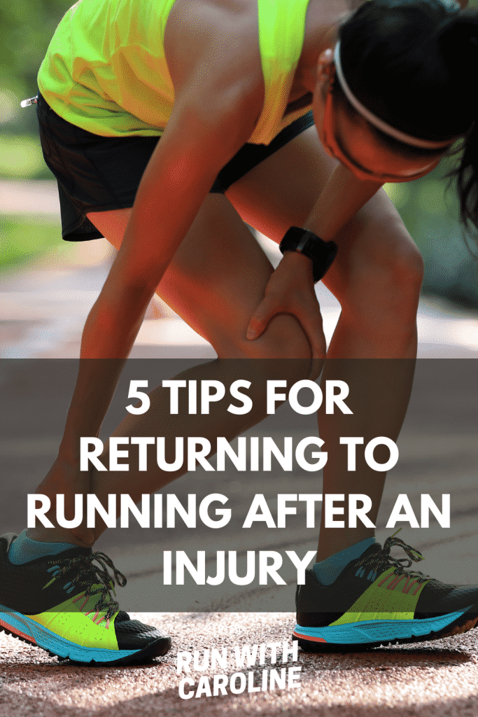 how to start running again after an injury