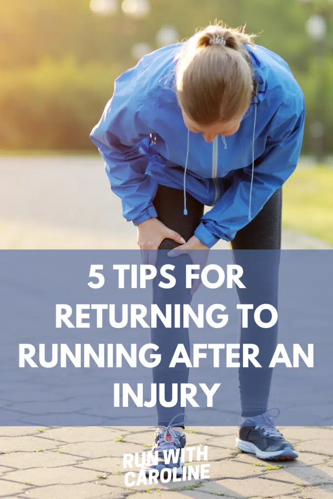 how to start running again after an injury