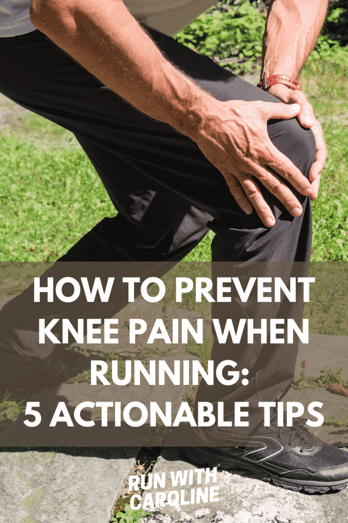 prevent knee pain when running