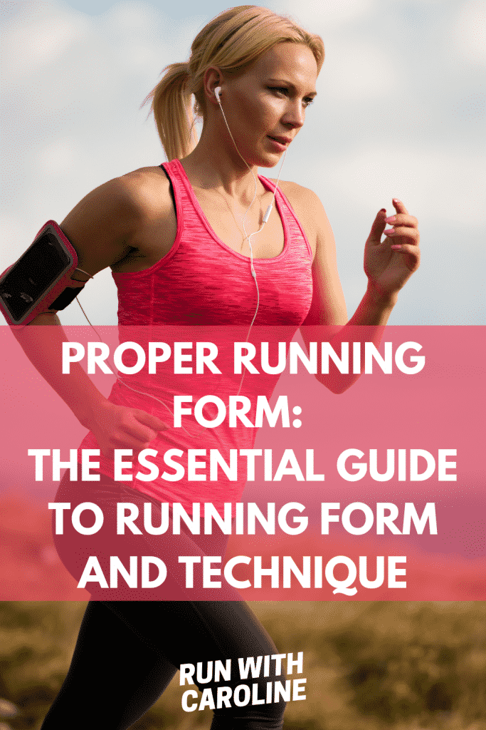 proper running form and technique