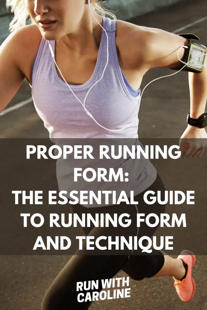 proper running form and technique