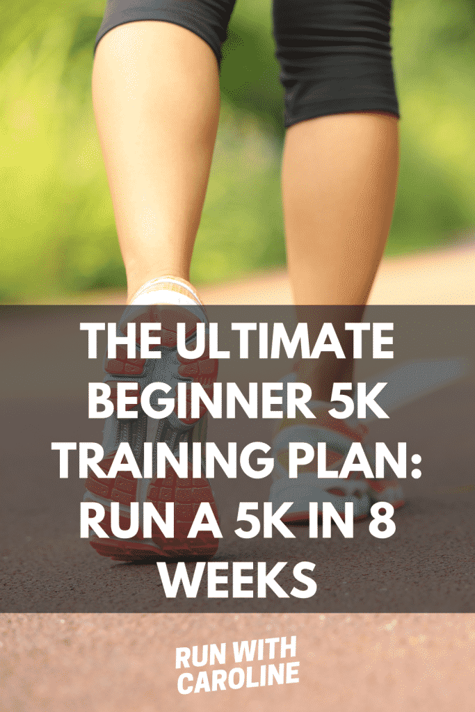 8 week beginner 5k training plan