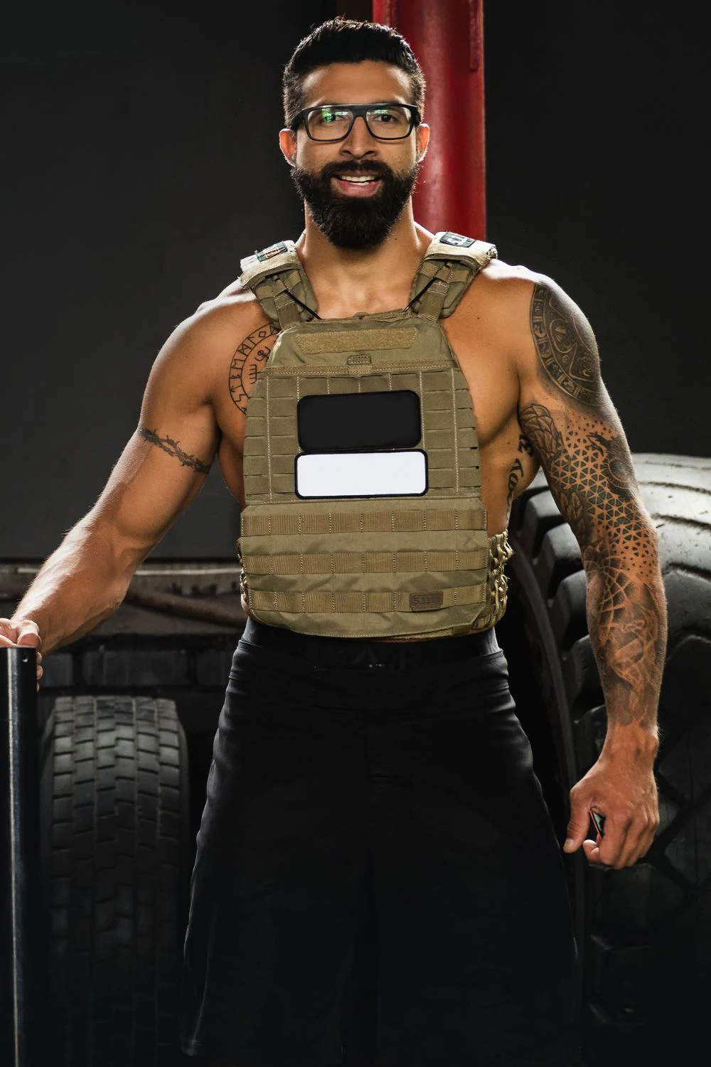 running with a weighted vest