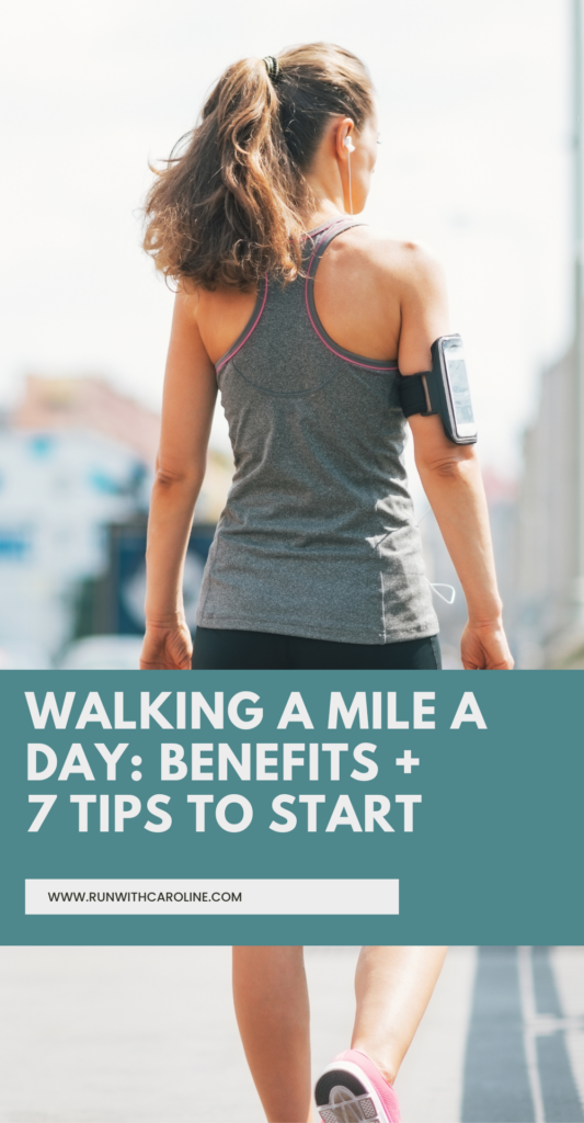 Benefits of walking a mile a day