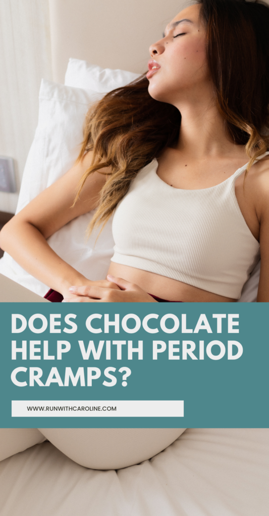 does chocolate help with period cramps