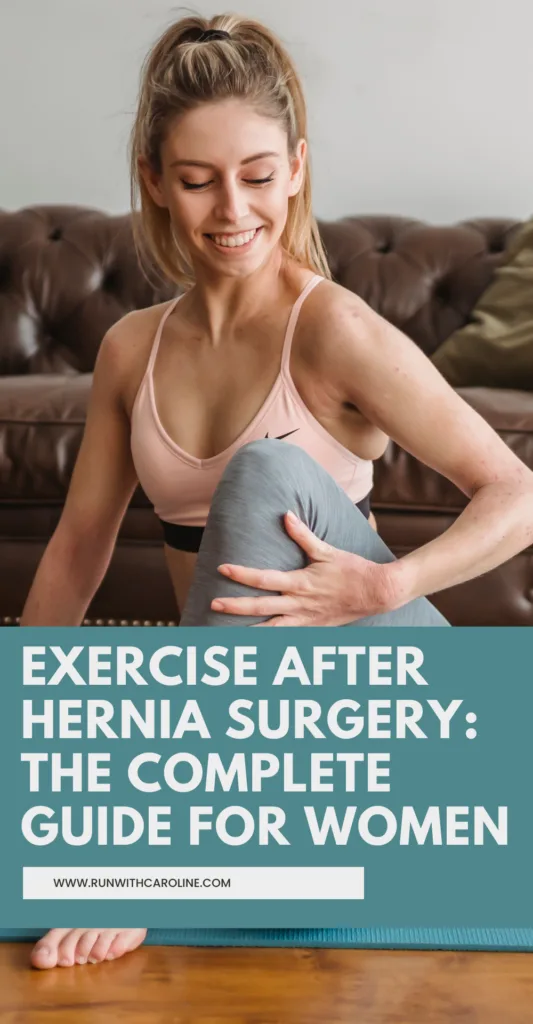 Exercise after hernia surgery: The complete guide for women 1 exercise after hernia surgery